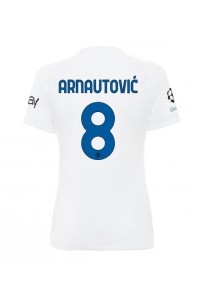 Fotbalové Dres Inter Milan Marko Arnautovic #8 Dámské Venkovní Oblečení 2023-24 Krátký Rukáv